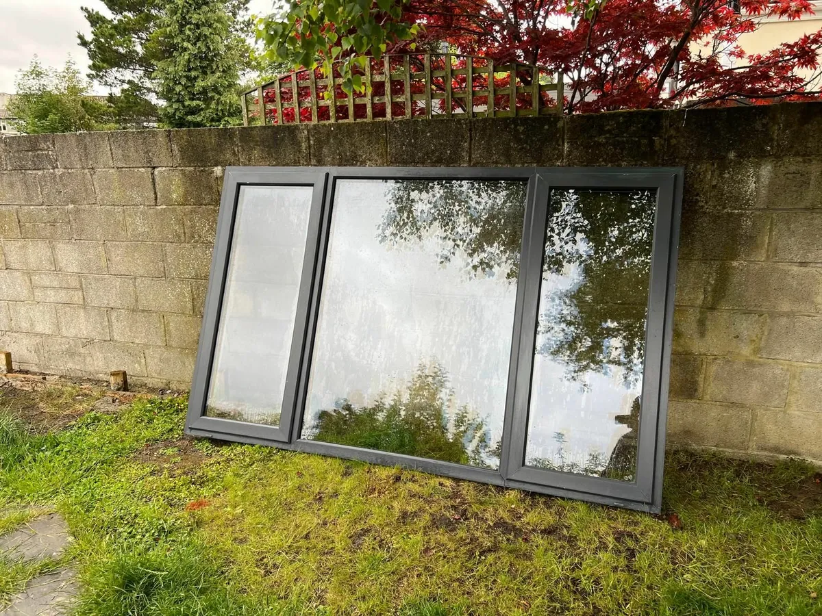 Used Double Glazed Window – Anthracite Grey - Image 2