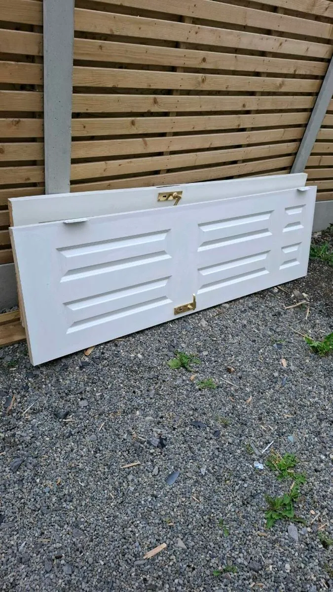 2 panelled doors