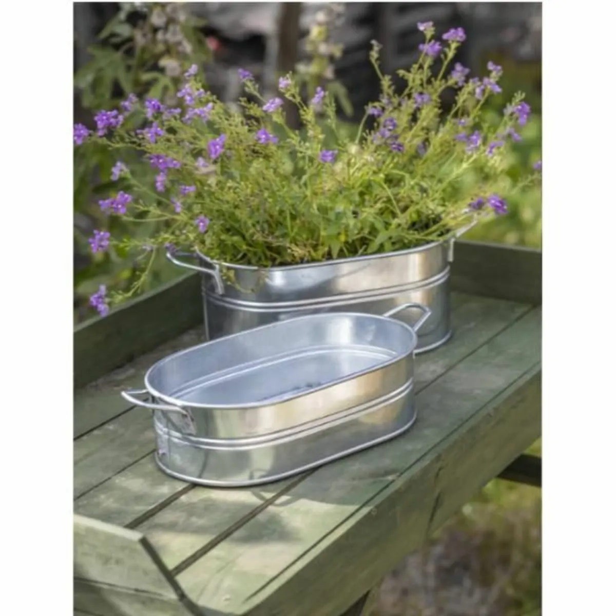 Farmington Trough Large – Galvanised Steel – GT17 - Image 1