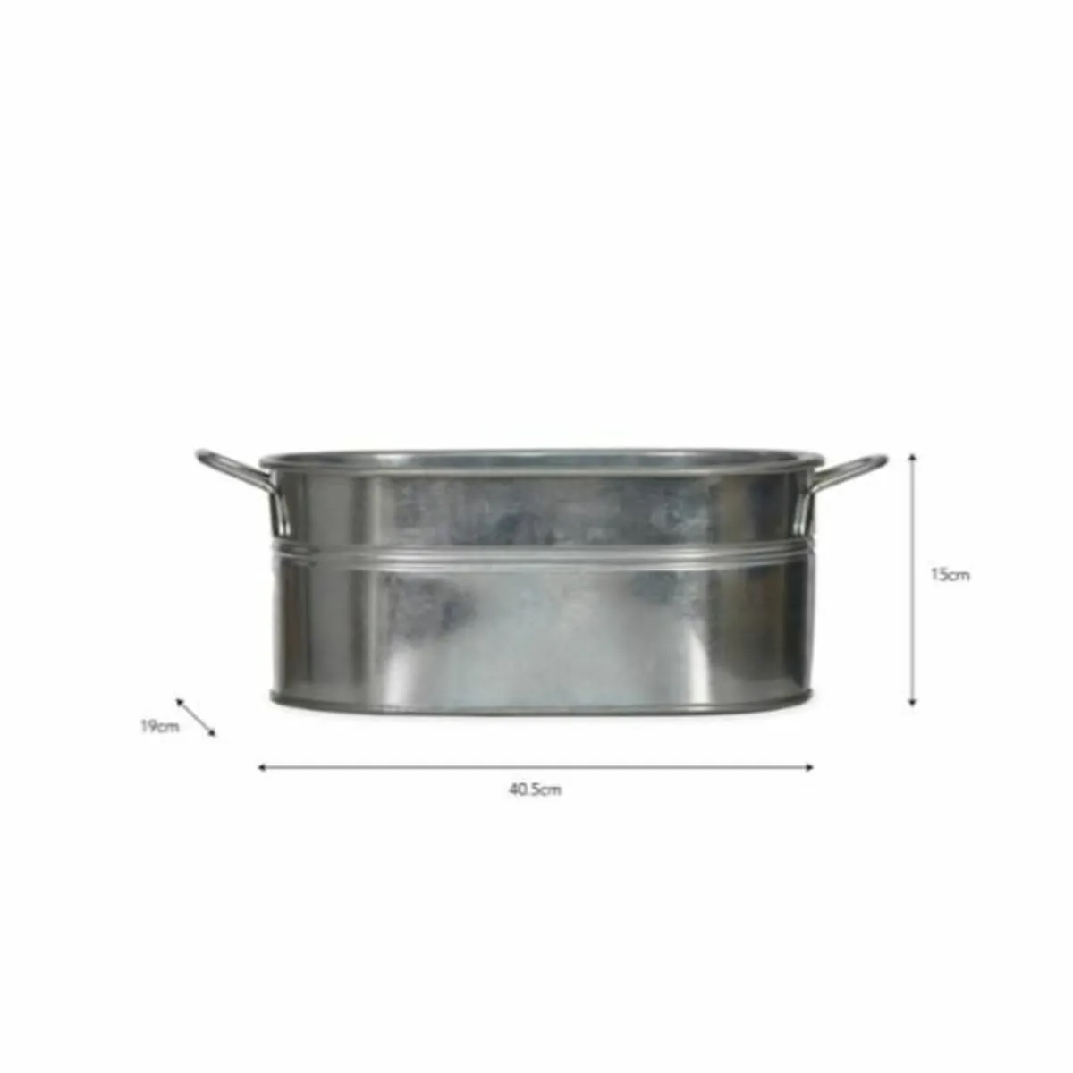 Farmington Trough Large – Galvanised Steel – GT17 - Image 3