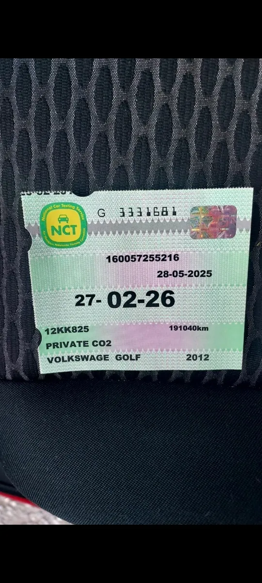 Volkswagen Golf 2012 NCT +Taxed - Image 4