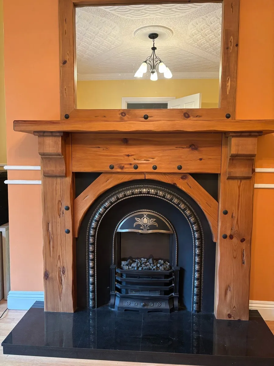 Fireplace, Mirror & Electric Fire - Image 3
