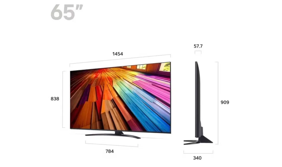 LG 65" UT81 UHD 4K Smart TV - Image 2