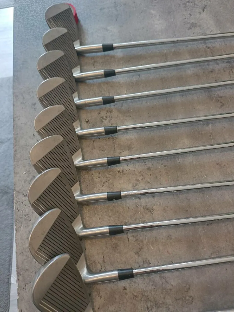 Dunlop golf irons and Wilson putter. - Image 3