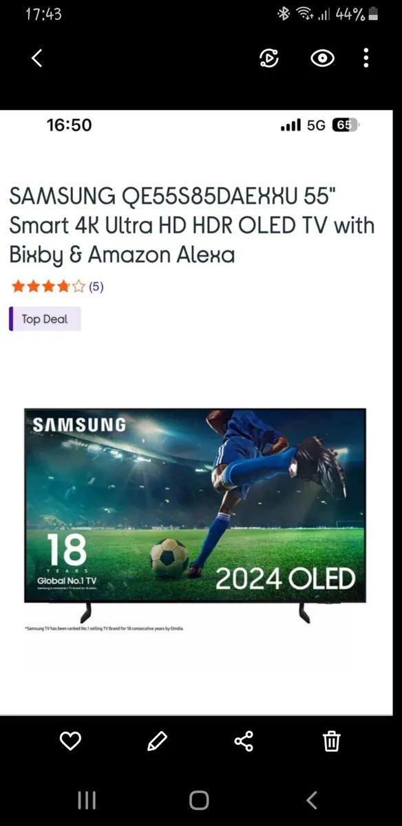 Samsung 55 inch tv