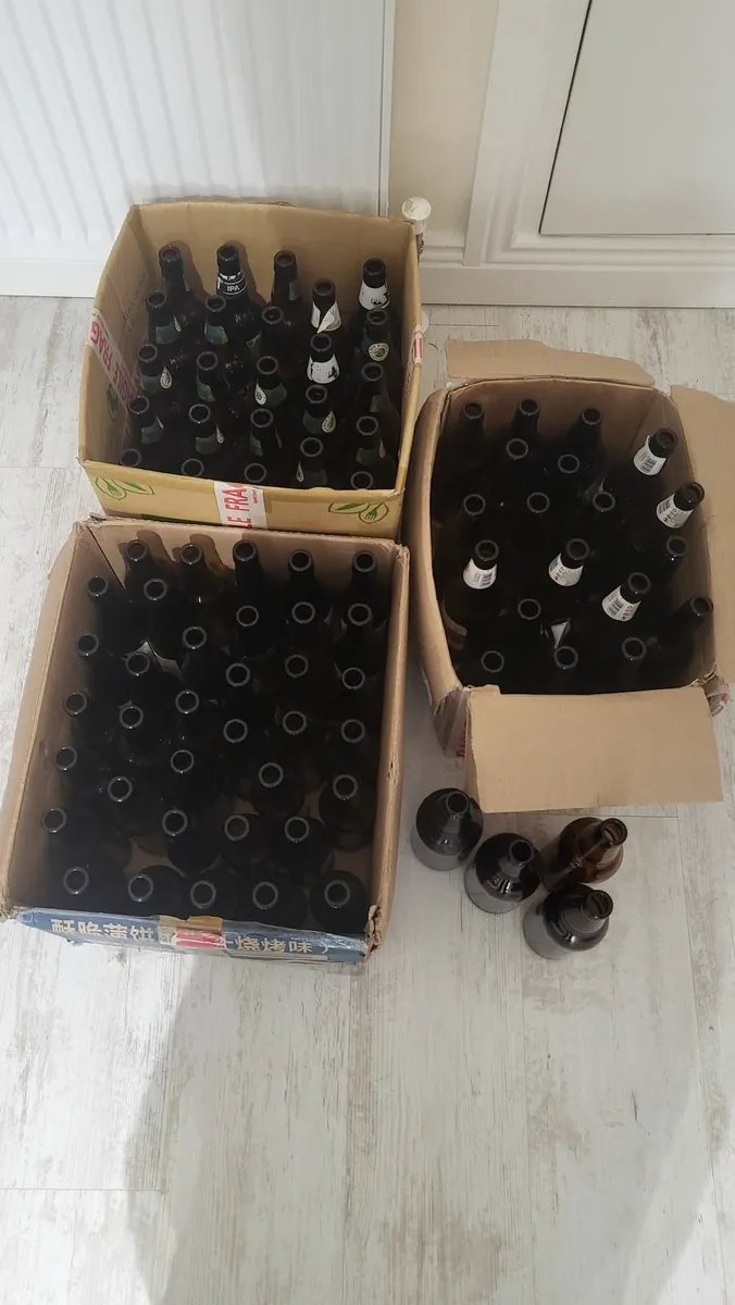 brown glass bottles