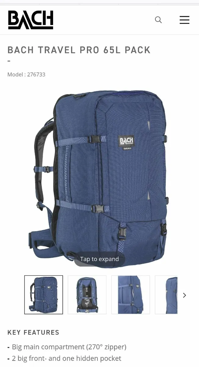 Backpack Bach Travel Pro 65l - Image 1