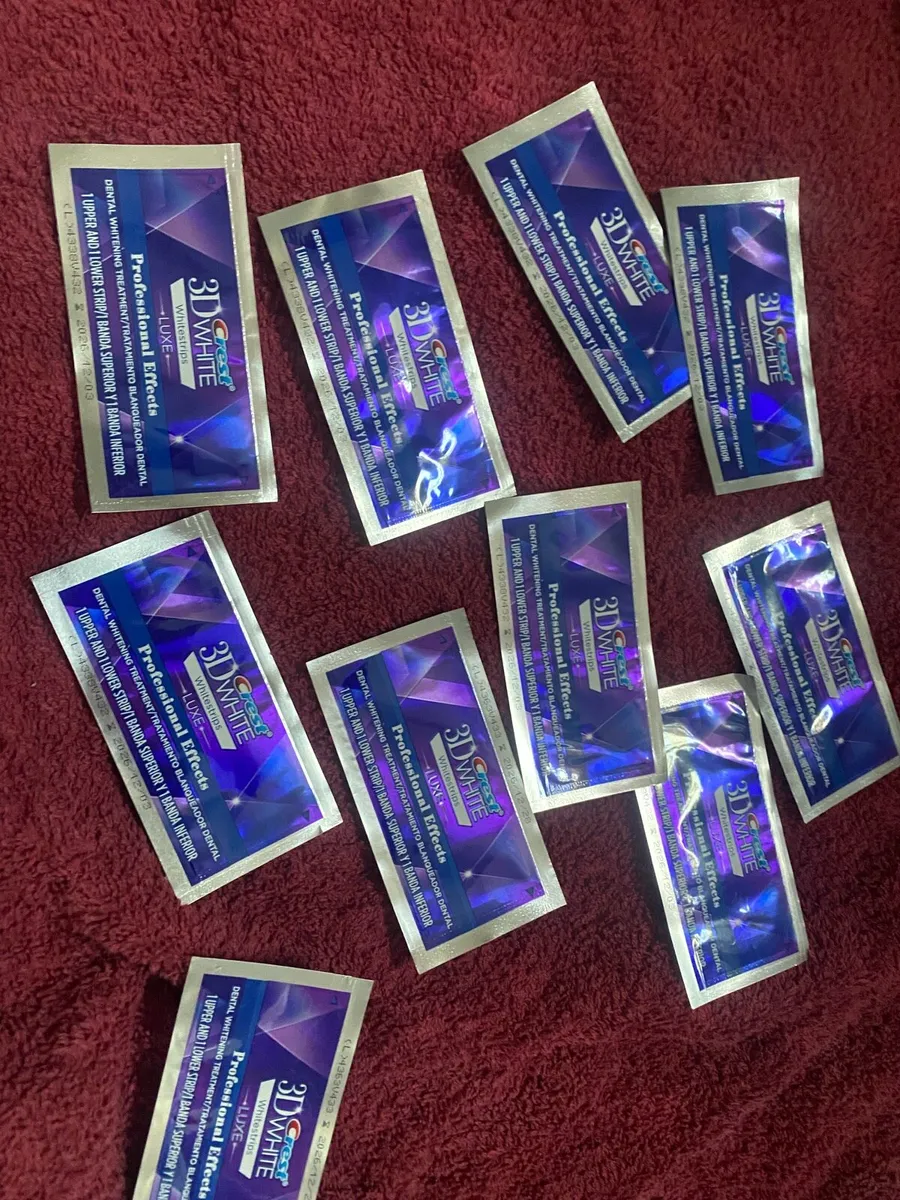 Crest whitening strips