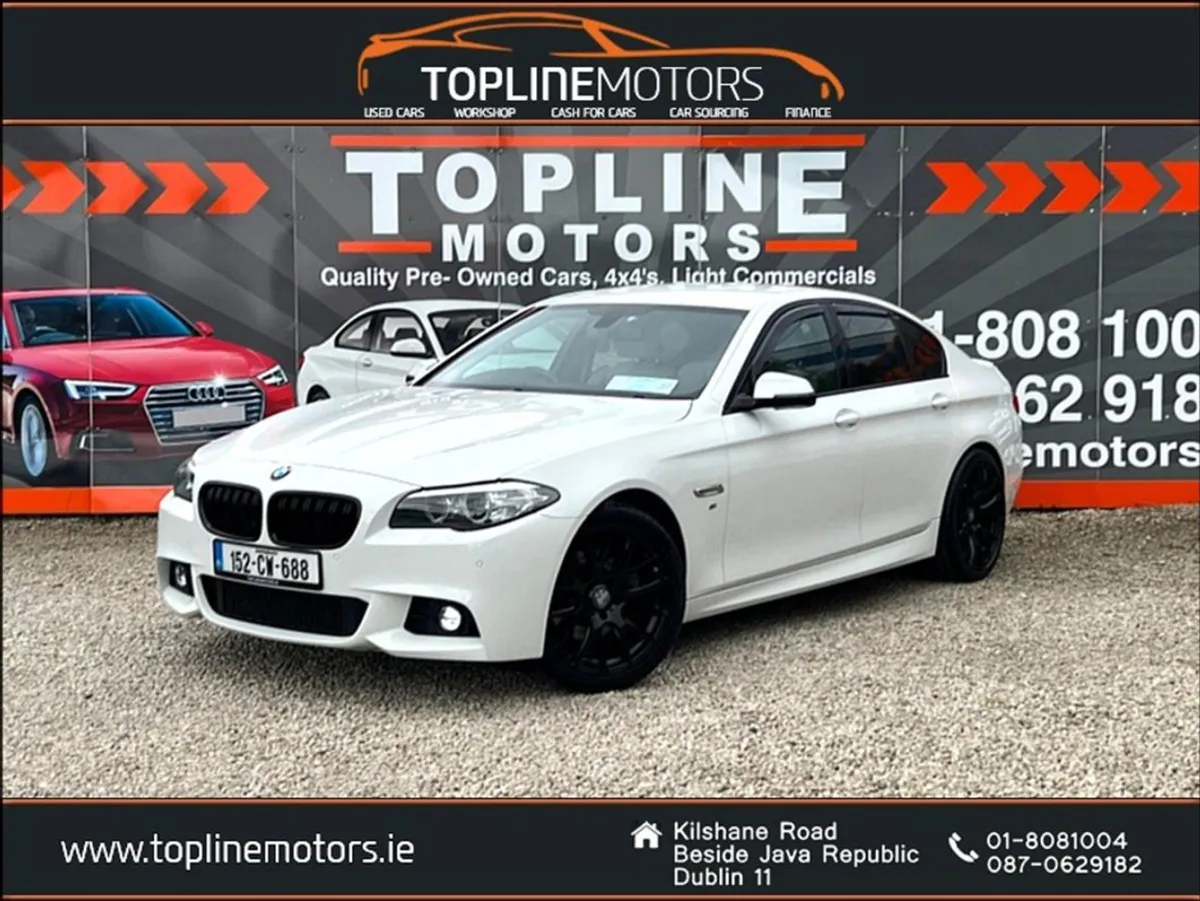 BMW 5 Series //m-sport//auto///low Miles//beige L - Image 1