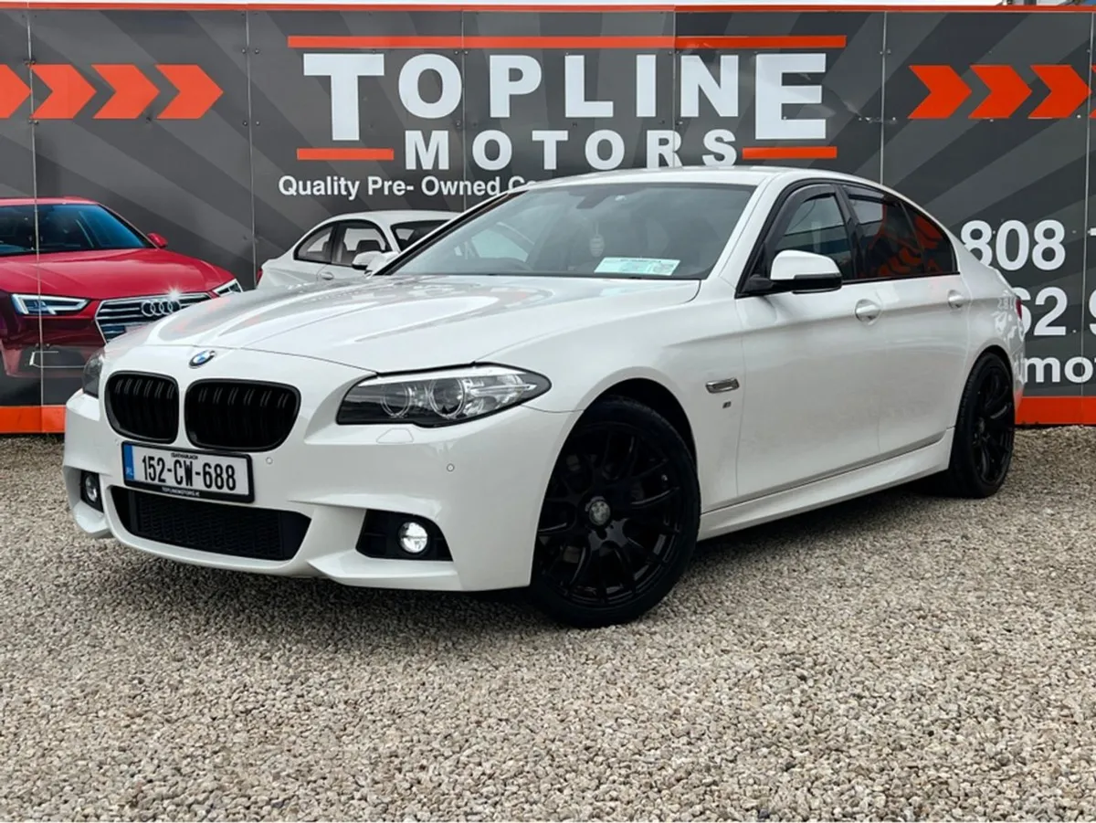 BMW 5 Series //m-sport//auto///low Miles//beige L - Image 2