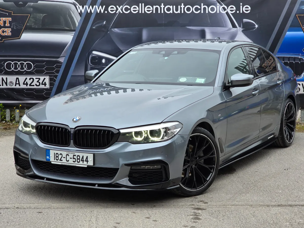 BMW 5-Series 2018 M-SPORT WITH PERFORMACE STONEBLU - Image 2