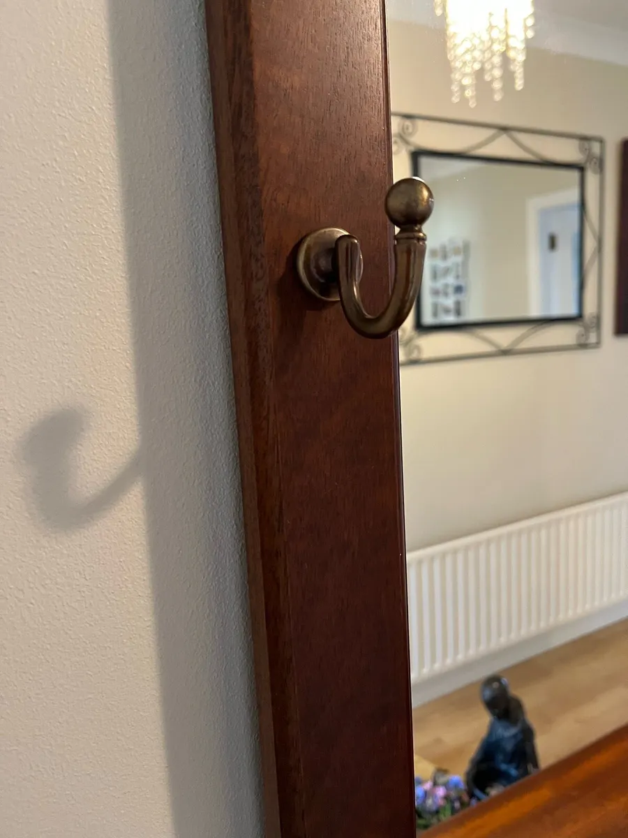 Mahogany/ mirror Hall  Cabinet - Image 2