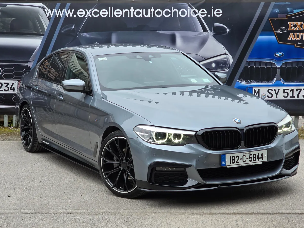 BMW 5-Series 2018 M-SPORT WITH PERFORMACE STONEBLU - Image 1