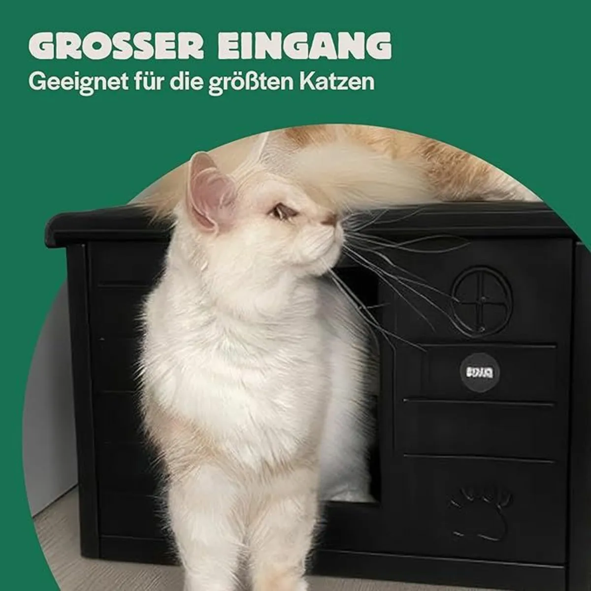 Cat House For Indoor and Outdoor Use - Weatherproo - Image 4