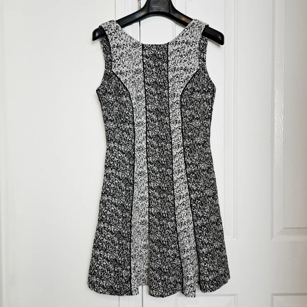 H&M Black & White Sleeveless Mini Dress 8UK/36EU - Image 1