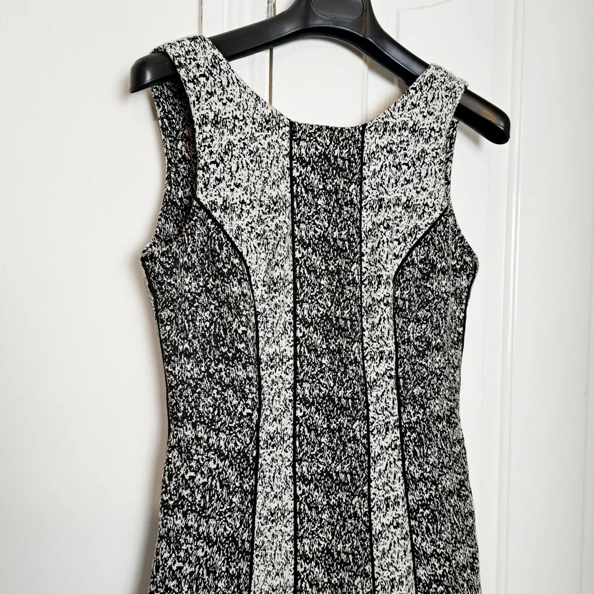 H&M Black & White Sleeveless Mini Dress 8UK/36EU - Image 3