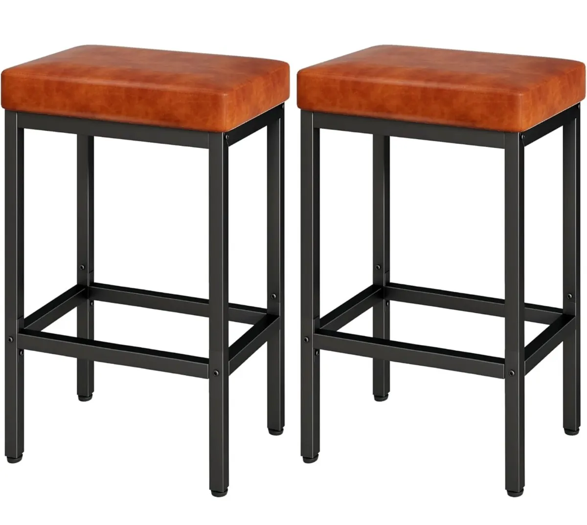 Bar Stools, 66 cm Bar Stools Set of 4 - Image 2