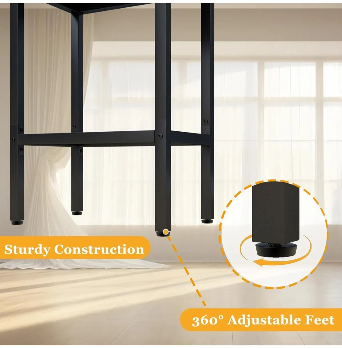 Bar Stools, 66 cm Bar Stools Set of 4 - Image 4