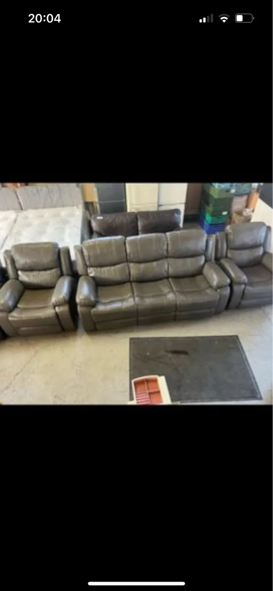 Brand new 3+1+1 couch all recliner - Image 1
