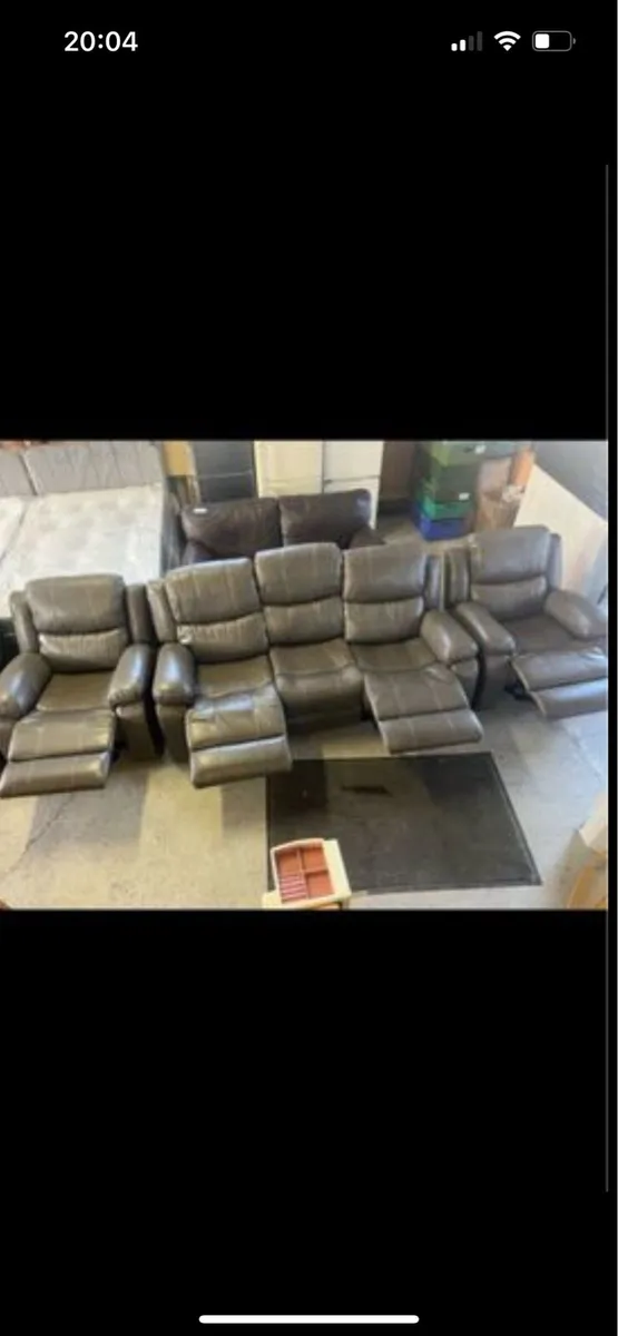Brand new 3+1+1 couch all recliner - Image 2