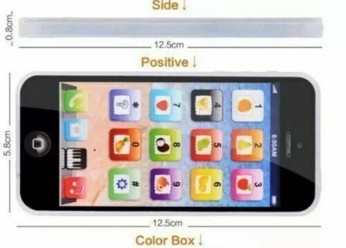 Kids Toy Smart Phone Educational Rechargeable NEW - Image 3