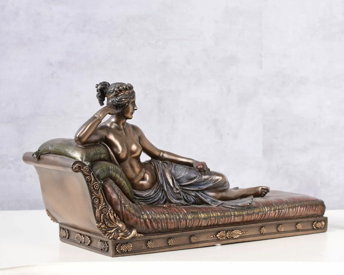 VENUS & CUPID SCULPTURE IN OLD MASTER STYLE ANTIQ - Image 2