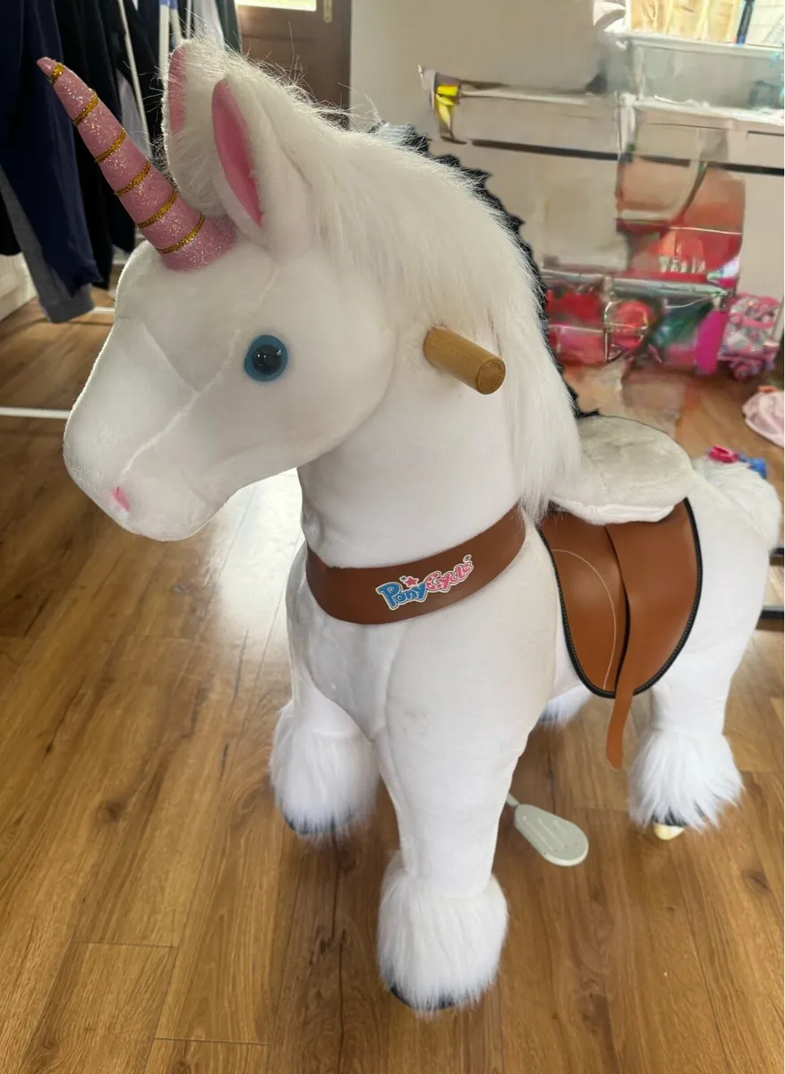Pony cycle ride on unicorn - Image 1