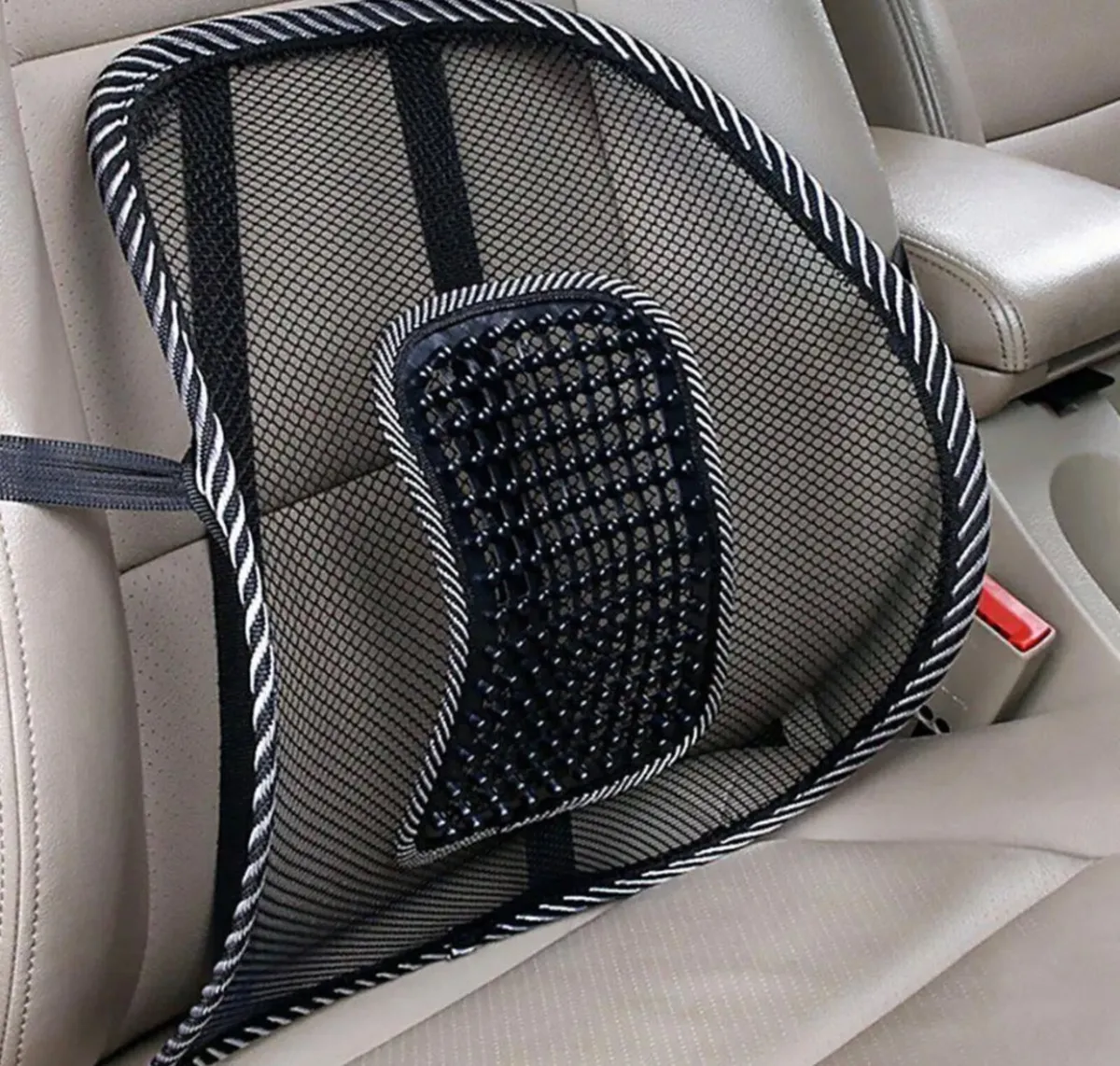 Mesh Back Lumbar Support Office Chair Car Seat - Image 2