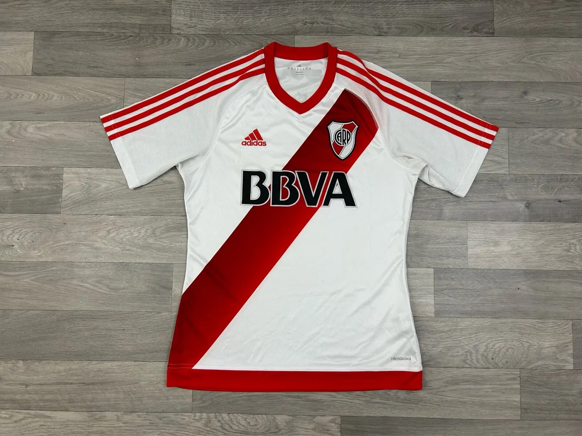 River Plate Argentina Home Jersey Shirt Mens M - Image 1