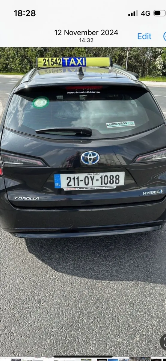 Taxi to rent