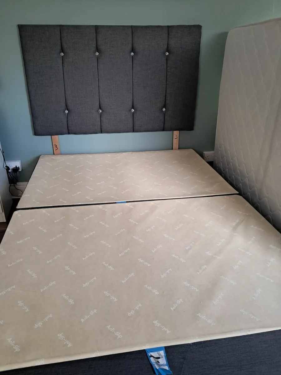 Double Bed base and Headboard - Image 1