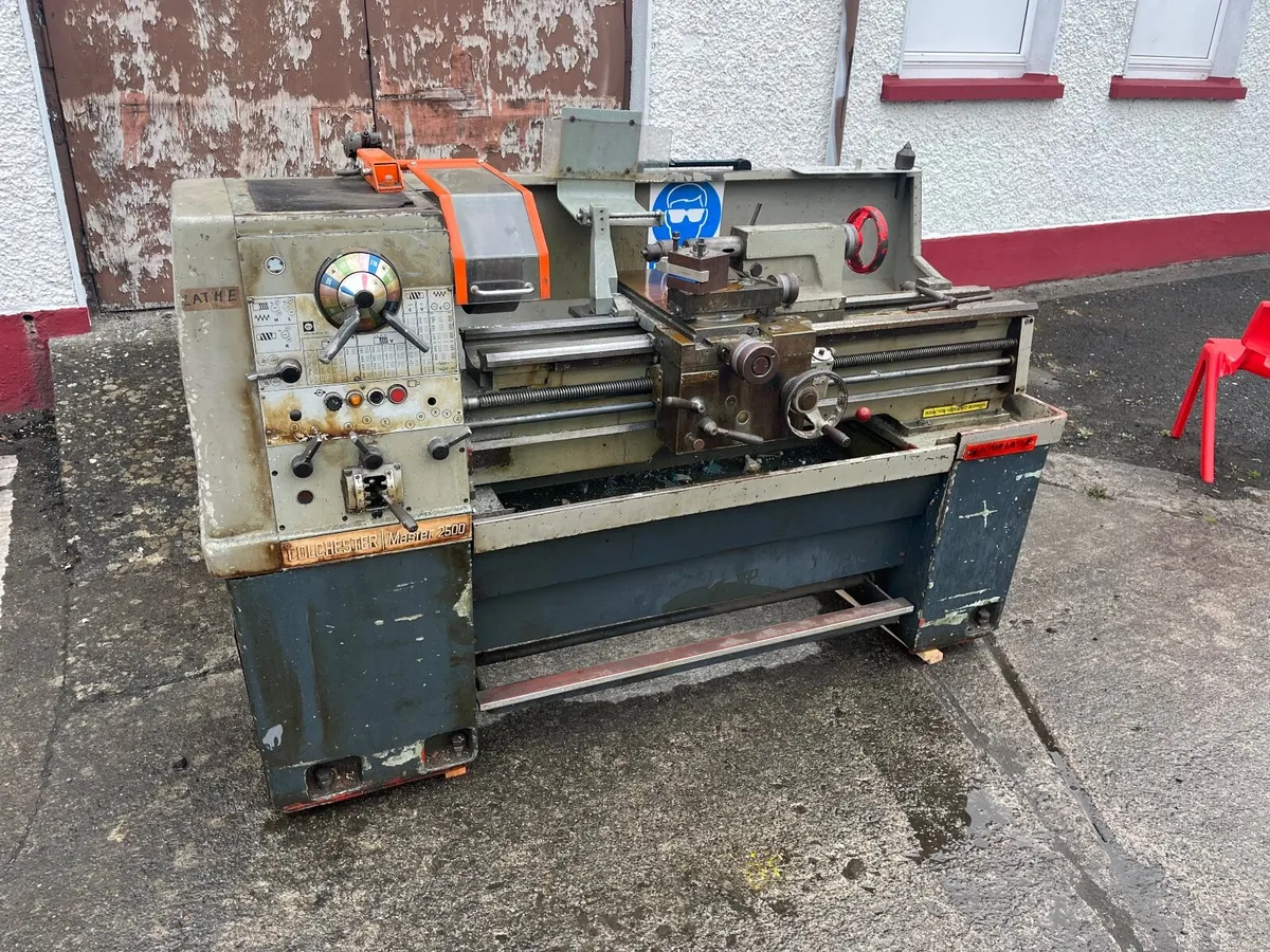 Colchester metalwork lathe ex school machine - Image 4