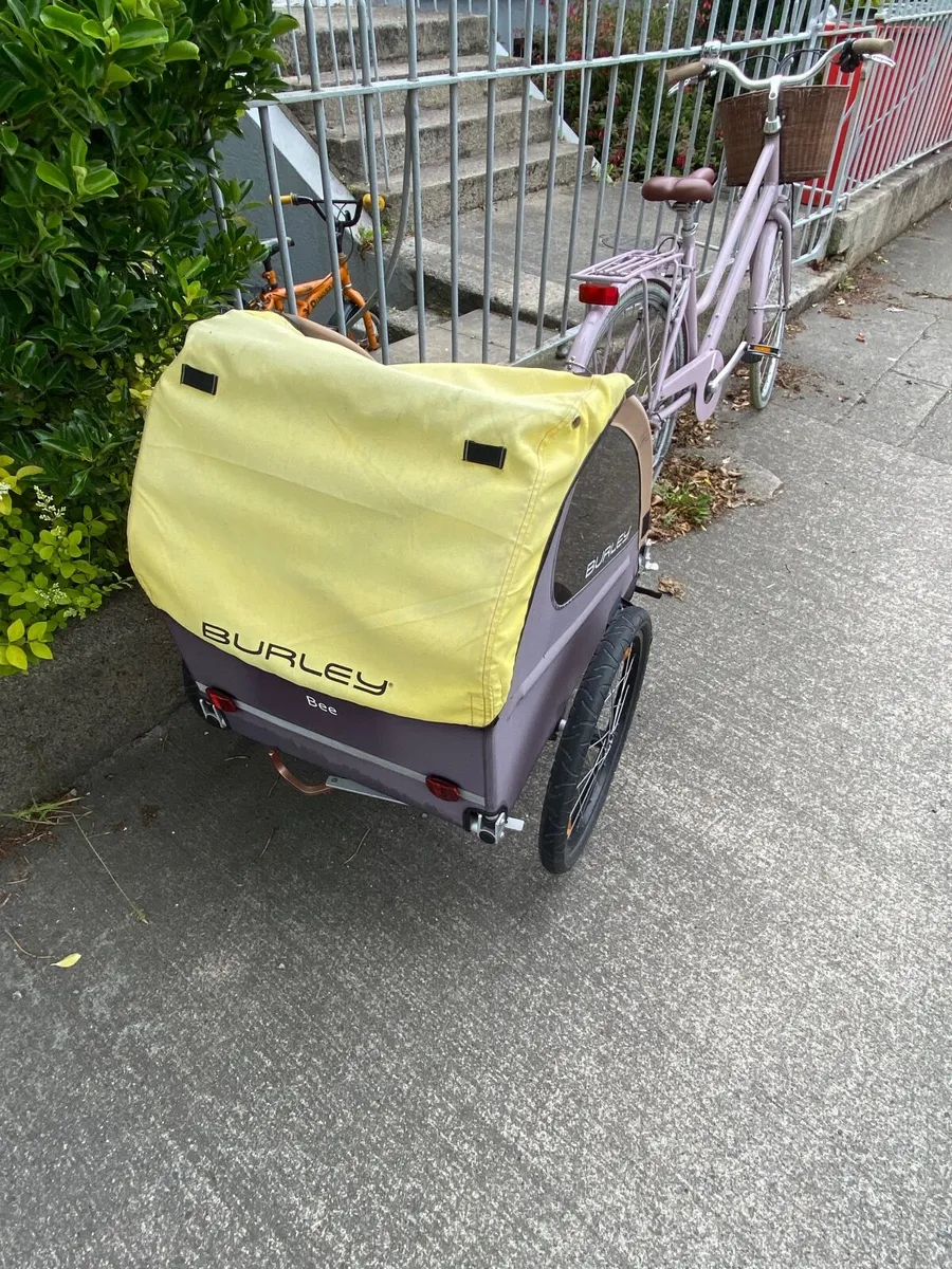 Stylish City Bike + Burley Kids Trailer - Image 3