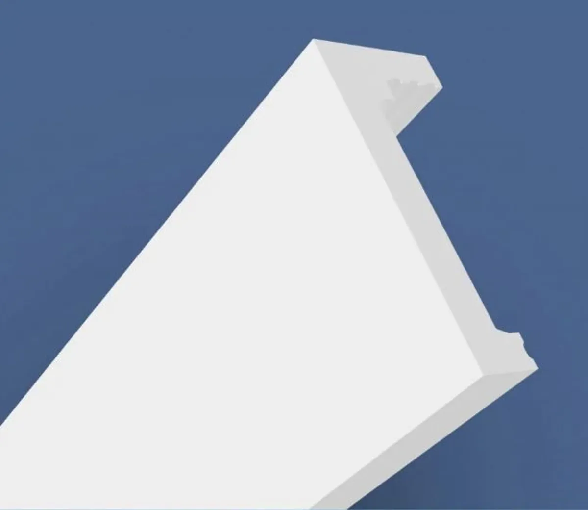 Curtain moulding profile with Led option 2 metres lenght - Image 2