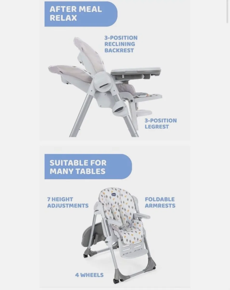 Chicco High chair - Image 3