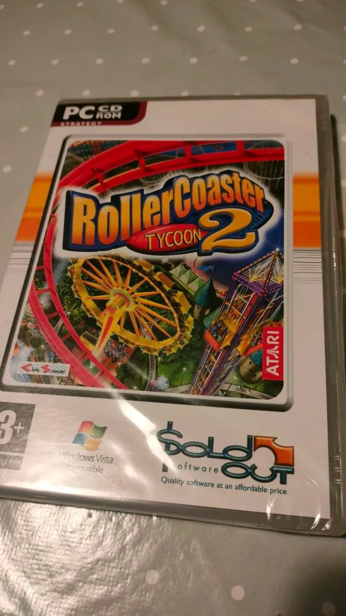 2 PC CD rom vintage Games. New in packaging. - Image 4