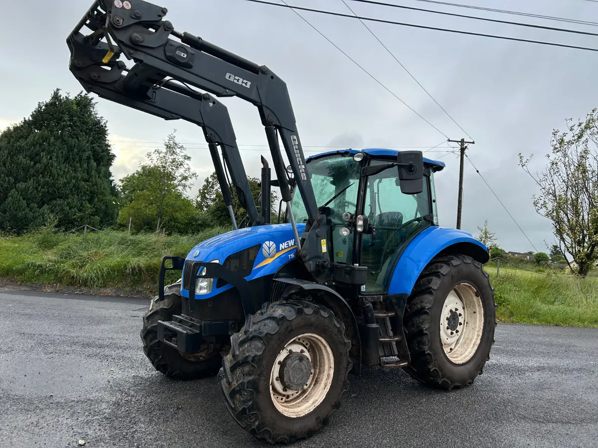 2016 New Holland T5-105 with Quicke Loader - Image 1