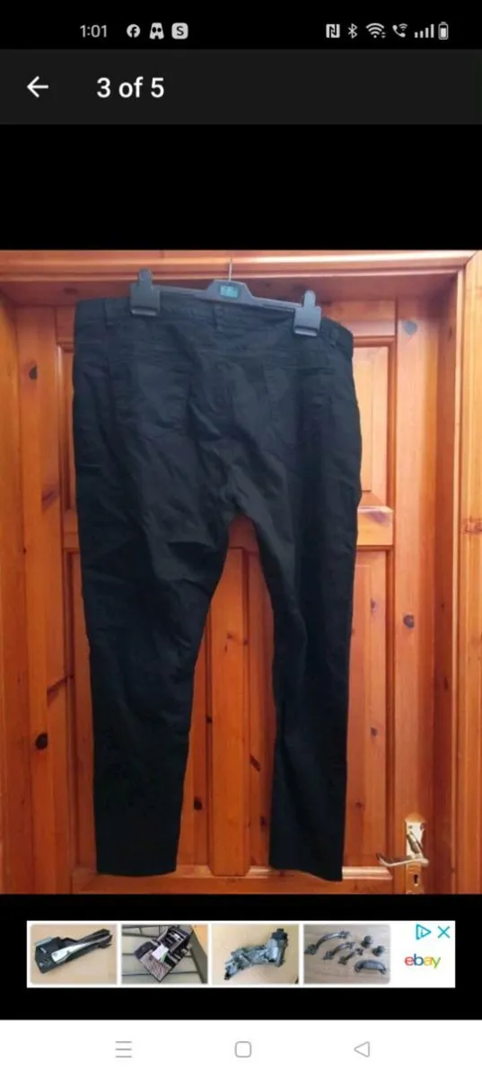 black skinny jeans, plus size, new with tags - Image 2