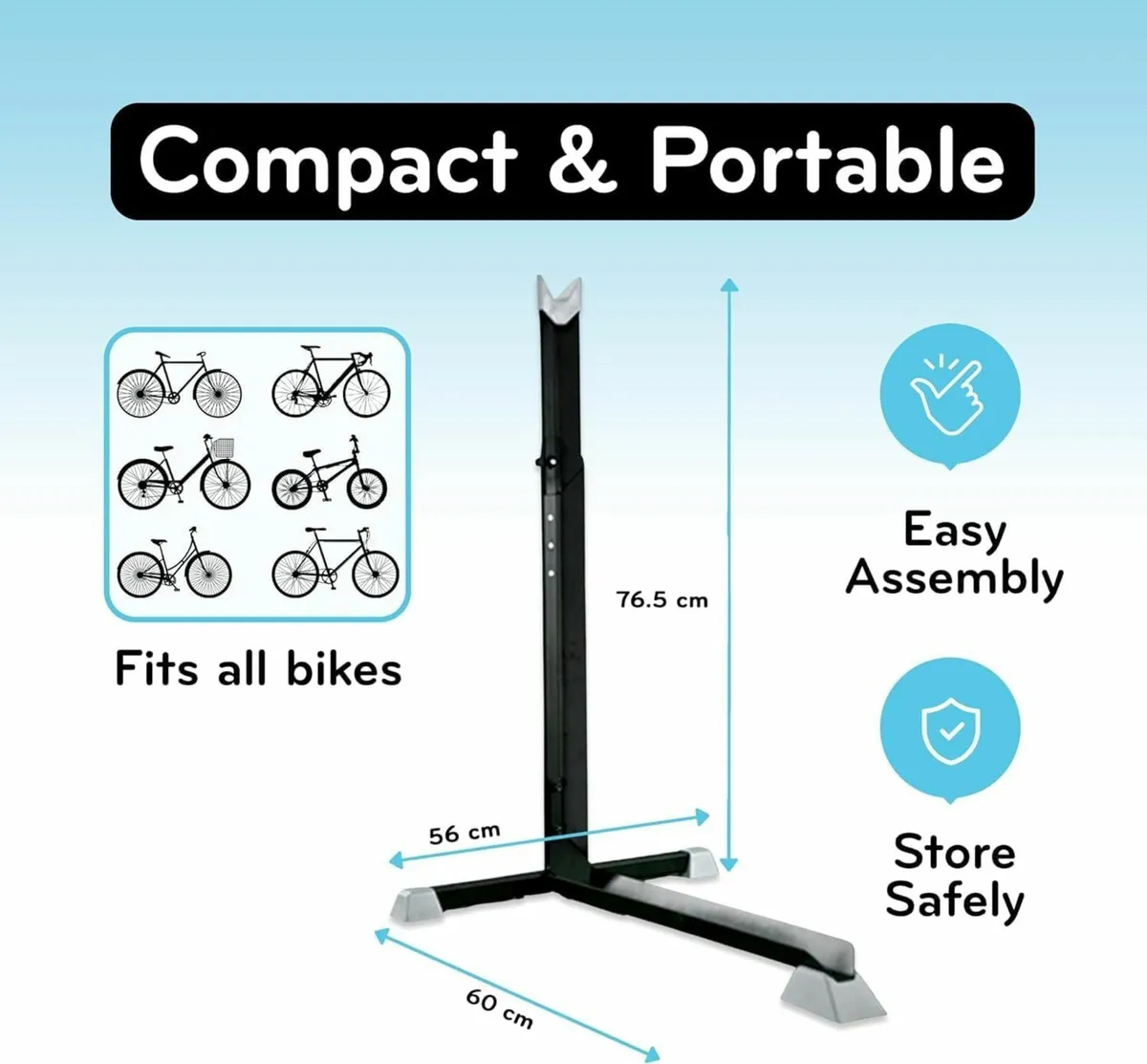 4 Pack - Bike Nook Stand & Vertical Storage Rack - Image 2