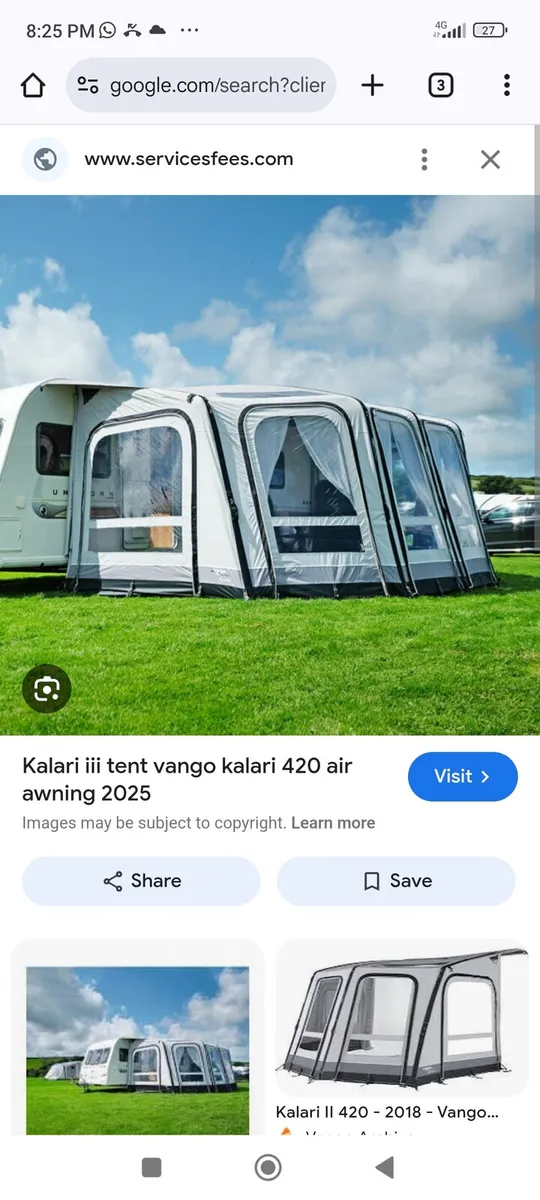 Vango Kalri III Air Awning 420 - Image 3