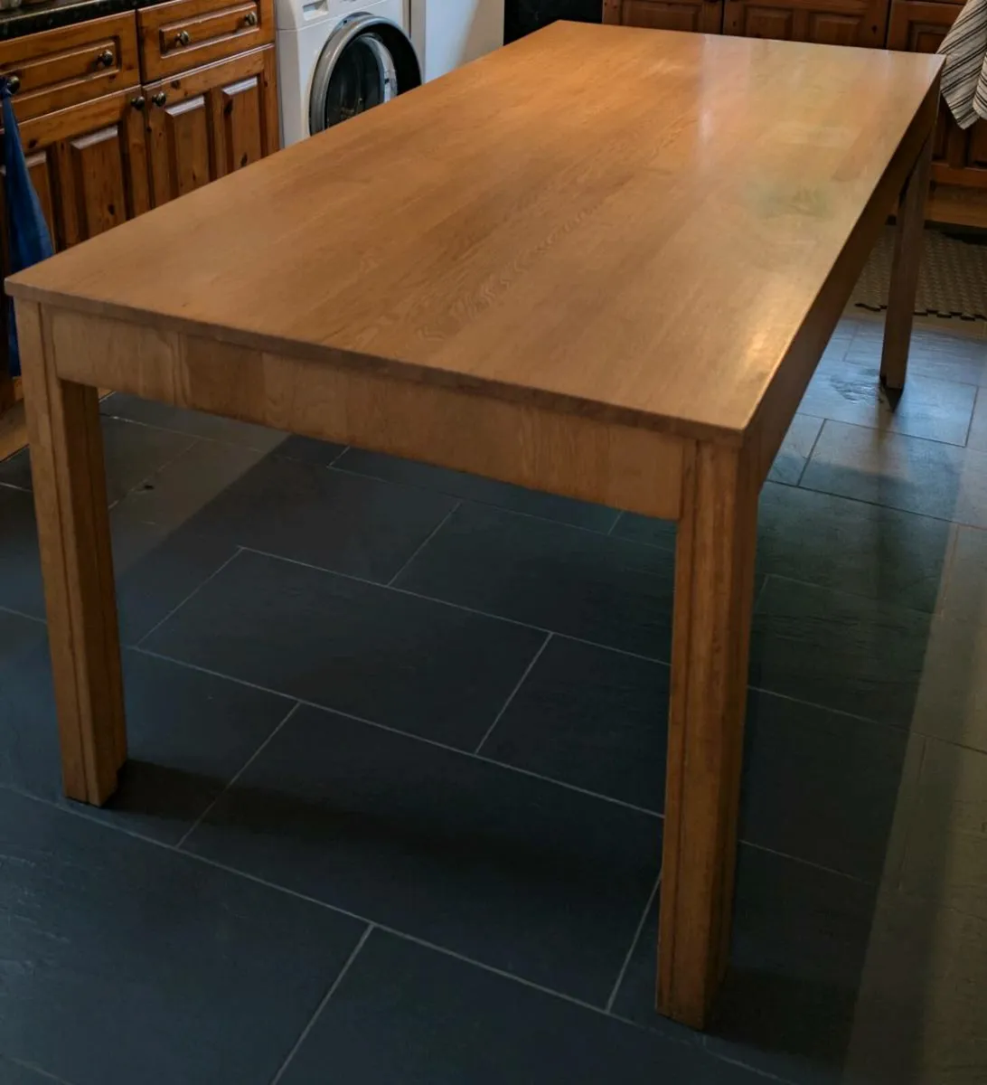 Solid oak table - Image 2