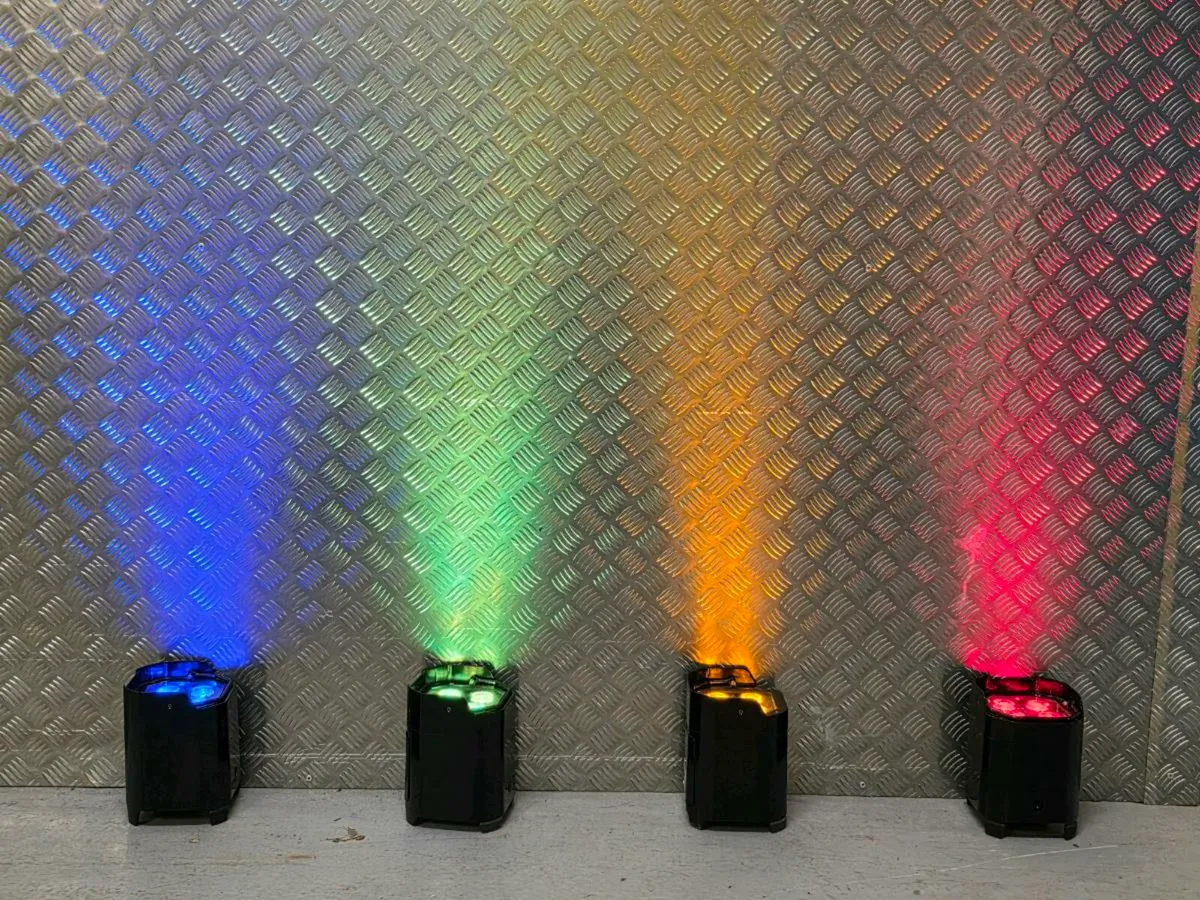ADJ ELEMENT HEX UPLIGHTING SET OF FOUR - Image 1