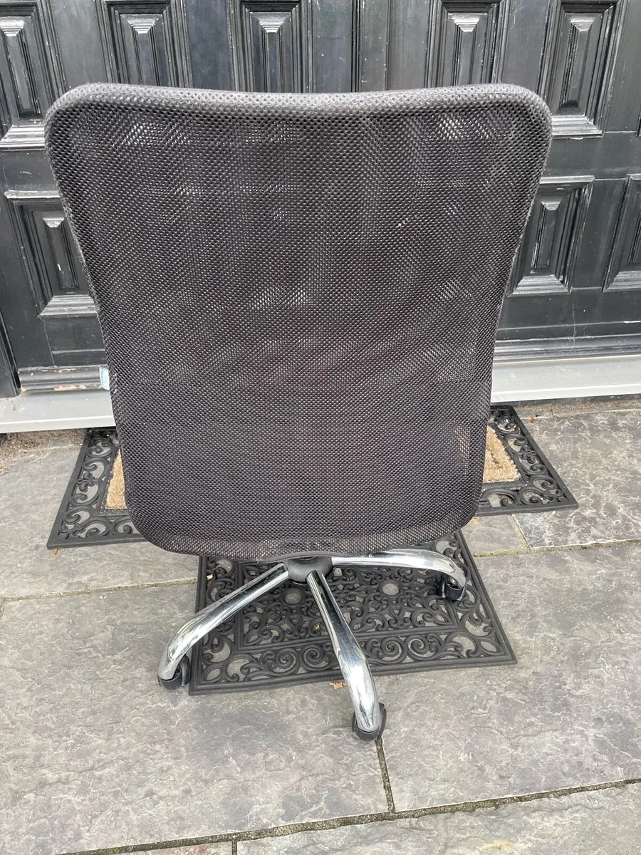 Modern Grey Office Or Study Swivel Chair - Deliver - Image 2