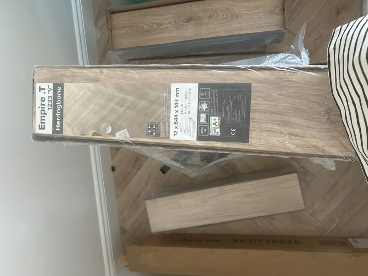 Brand new (in box) laminate herringbone - Image 3