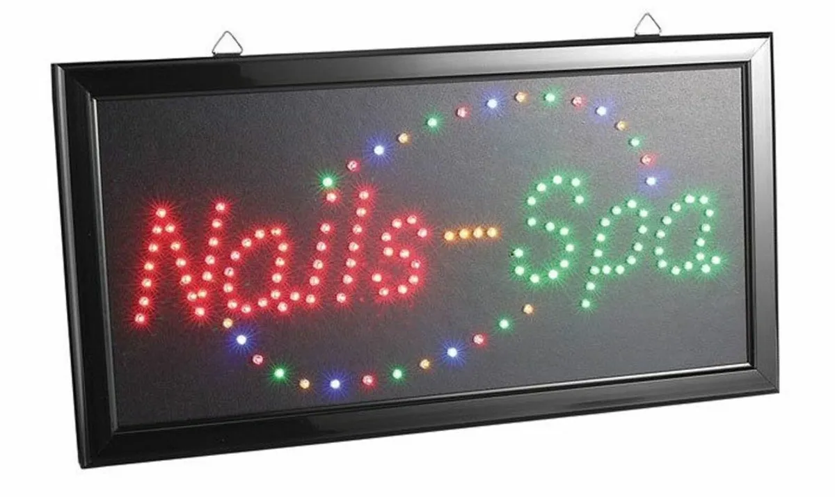 Nails SPA LED signboard - Image 1