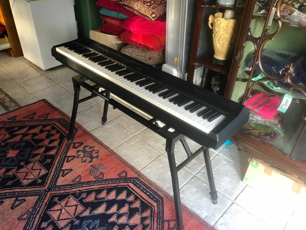 Yamaha P115 Black Weighted Key Digital Piano - Image 1