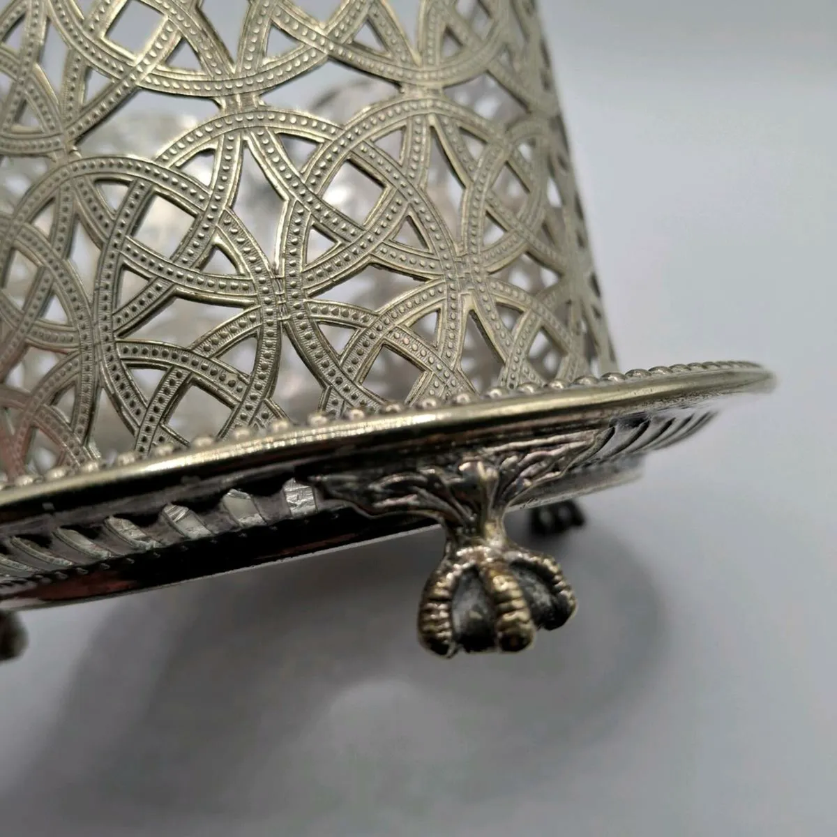 Silverplate Wine Bottle Holder - Image 2