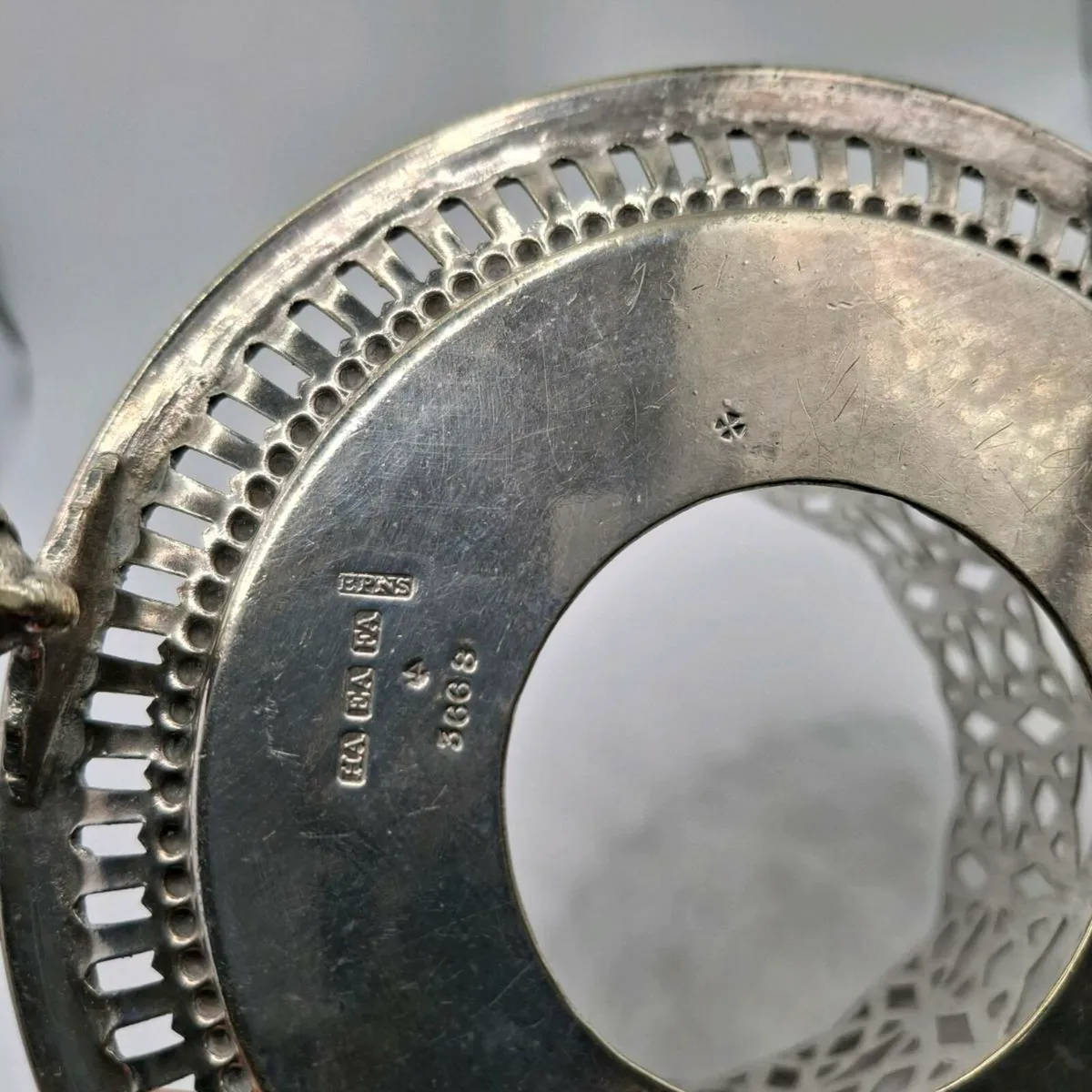 Silverplate Wine Bottle Holder - Image 3