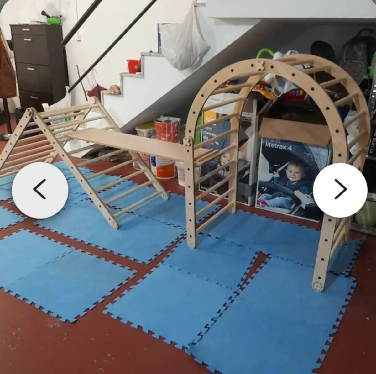 Transformable Pikler, Arch & Climbing Board - Image 3