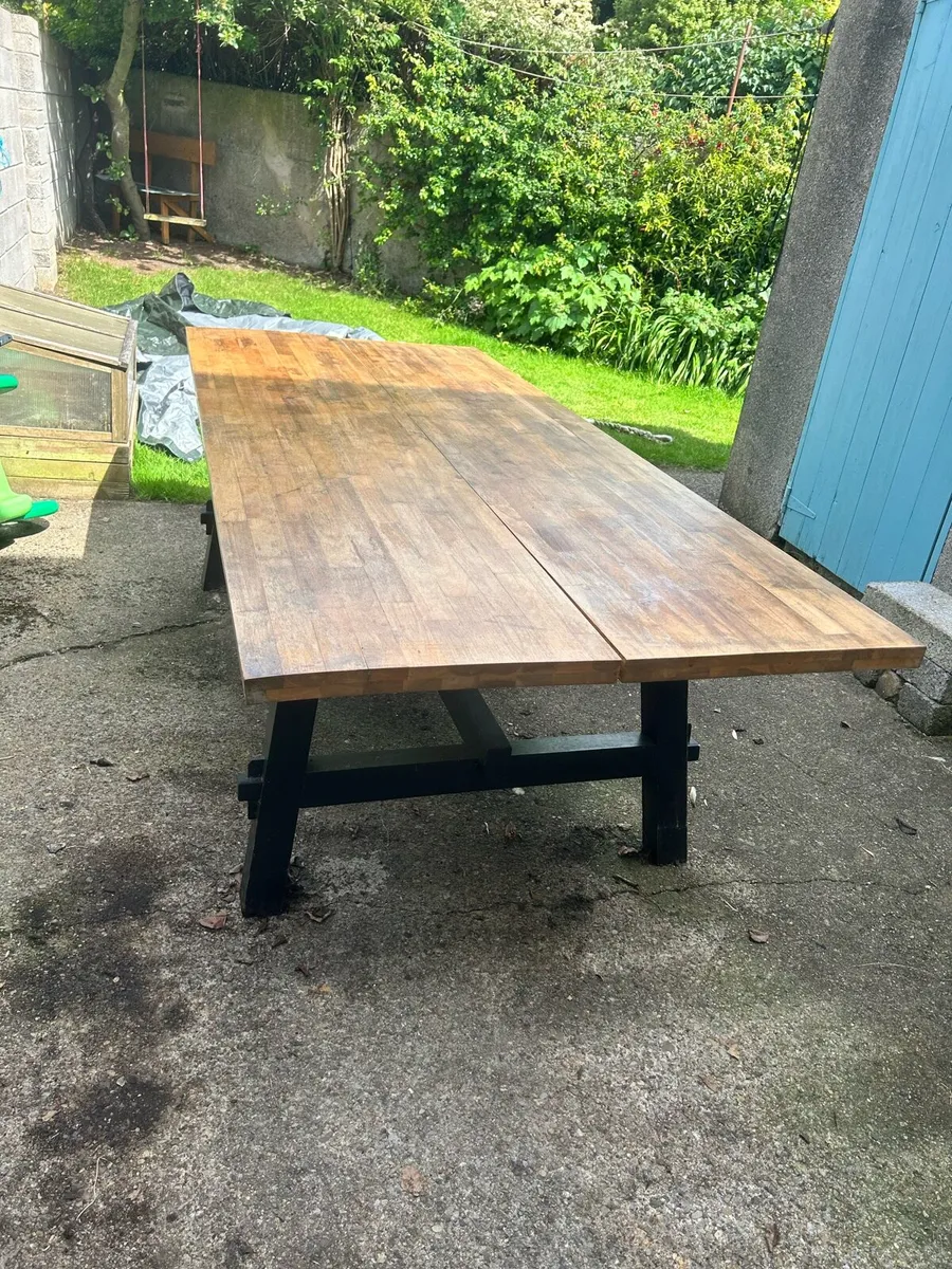Large Wooden Table - Image 2
